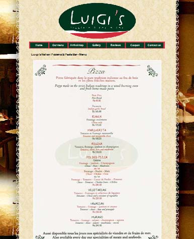 Mauritius restaurant gallery page