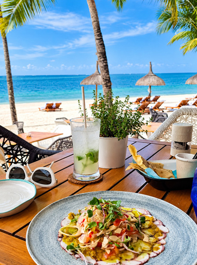 Beachfront restaurants