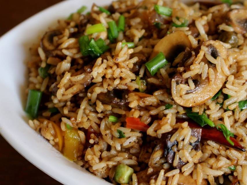 Mushroom Fried Rice Recipe